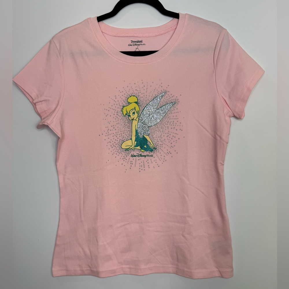 Walt Disney World Shirt Adult Pink Tinker Bell size XL